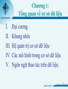 Tổng quan về cơ sở dữ liệu 1