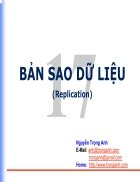 BẢN SAO DỮ LIỆU Replication