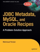 JDBC Metadata MySQL and Oracle Recipes A Problem Solution Approach