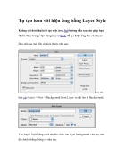 Tự tạo icon với hiệu ứng bằng Layer Style
