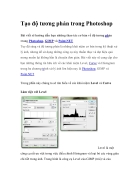 Tạo độ tương phản trong Photoshop 1