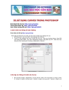 Sử dụng curves trong photoshop