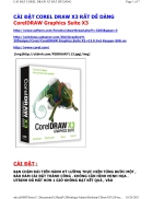 CÀI ĐẶT COREL DRAW X3 RẤT DỄ DÀNG CorelDRAW Graphics Suite X3