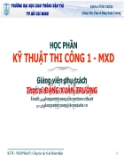 Kỹ thuật thi công công tác xây tô hoàn thiện