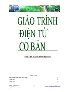 GIÁO TRÌNH ĐIỆN TỬ CƠ BẢN Thiết kế mạch bằng Protel