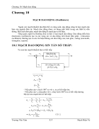 MẠCH DAO ÐỘNG Oscillators