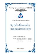 Biến đổi dinh dưỡng dầu trong qúa trình chiên