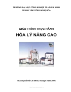 Giáo trình thực hành hóa lý nâng cao