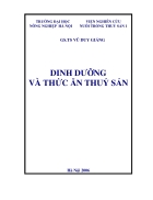 Giáo trình dinh dưỡng và thức ăn thủy sản