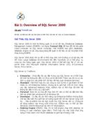 Overview of SQL Server 2000