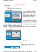 Cài đặt Modem SpeedStream