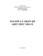 Nguyên l ý thi ết kế kiến trúc nhà ở