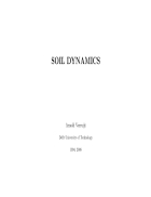 Động đất Soil Dynamics tài liệu tiếng Anh