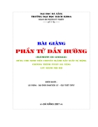 Bài giảng phần tử dẫn hướng