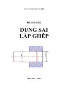 Bài giảng Dung sai lắp ghép