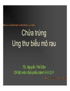 Giải phẫu bệnh Chửa trứng Ung thư biểu mô rau