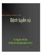 GIẢI PHẪU Bệnh tuyến vú