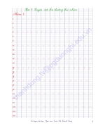 Tài liệu luyện chữ đẹp Tiểu học theo mẫu chữ hiện hành