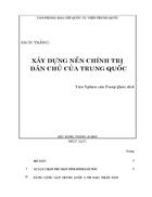 Sách trắng Dân chủ của Trung Quốc sách dịch