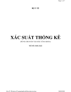 Xác suất thống kê