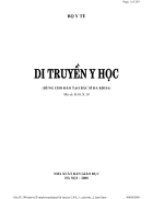 Di truyền y học