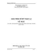 Giáo Trình Vẽ Mỹ Thuật 3 4 Vẽ Màu