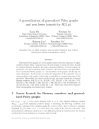 A generalization of generalized Paley graphs and new lower bounds for R 3 q