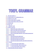 Toefl Grammar