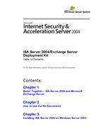 ISA Server 2004 Exchange Server Deployment Kit