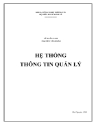 Hệ thống thông tin quản lý