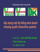 Xây Dựng Hệ Thống Kinh Doanh Nhượng Quyền Franchise