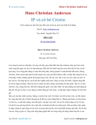 Ebook IP và cô bé Crixtin Hans Christian Andersen