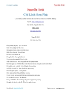 Ebook Chí Linh Sơn Phủ