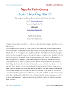 Ebook Huyền Thoại Ông Bàn Cổ Nguyễn Xuân Quang