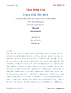 Ebook Ngọc tỉnh liên phú