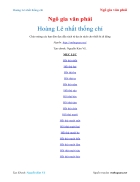 Ebook Hoàng Lê Nhất Thống Chí