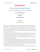 Ebook Sự tích hoa Hướng Dương