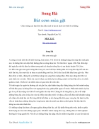 Ebook Bát cơm mùa gặt Song Hà