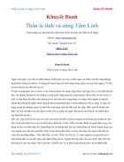 Ebook Thần ái tình và nàng Tâm Linh