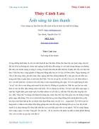 Ebook Ánh sáng từ âm thanh Thủy Cánh Lưu