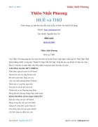 Ebook Huế và thơ