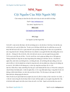 Ebook Cội Nguồn Của Một Người Mỹ MM Ngọc