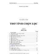 Tuyẻn tạp tho tình chọn lọc