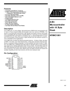 8 Bit Microcontroller with 1K Byte Flash AT89C1051 4051