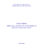 Giáo trình tiếng Nga ngành vô tuyến điện tử