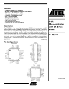 8 Bit Microcontroller with 4K Bytes Flash AT89C51 52 55 55WD 1