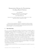 Enumeration Schemes for Permutations Avoiding Barred Patterns