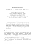 Pattern Hypergraphsv