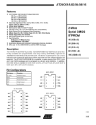 2 Wire Serial CMOS E2 PROM 1K 128 x 8 1