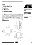 8 Bit Microcontroller with 4K Bytes Flash AT89C51 52 55 55WD